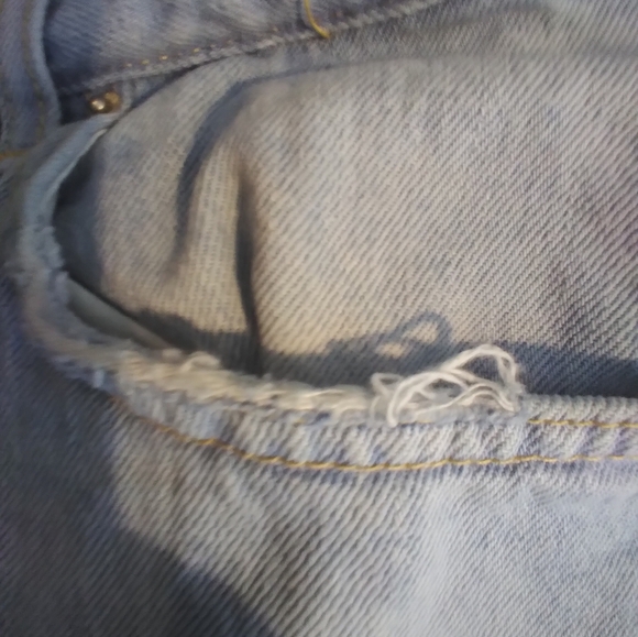 Pull & Bear Men's Light Blue Denim Jean Shorts Size 34 Streatwear - Picture 4 of 12